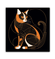 Elegant Cat Forest Prowl Canvas - Beyond T-shirts