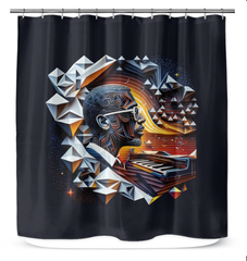 Jazz Jive Shower Curtain