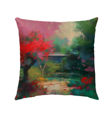 Wildflower Meadow Outdoor Pillow