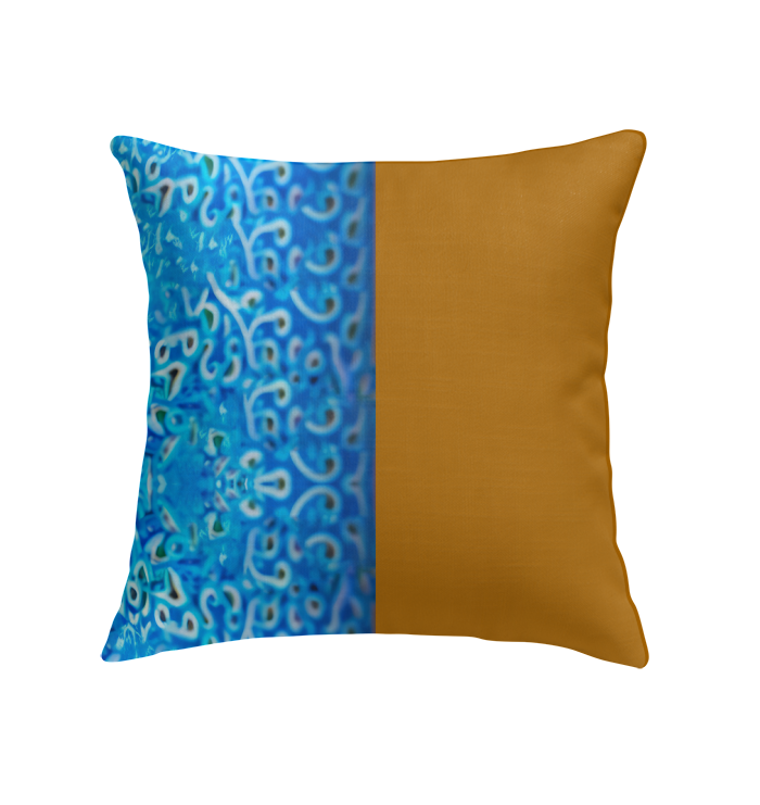Comfortable and stylish Kirigami Sunburst indoor pillow.