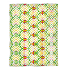 Elegant duvet cover with modern geometric design.