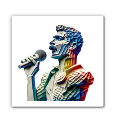 Rhythmic Radiance Wrapped Canvas