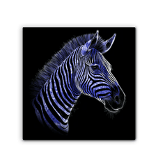 Zebra Grazing Serenity Canvas - Beyond T-shirts