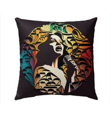 Jazz in the Breeze Outdoor Pillow