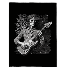 Saxophone Serenity Sherpa Blanket