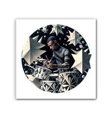 Octave Oasis Wrapped Canvas