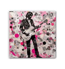 Harmony's Embrace Wrapped Canvas Melodic Fusion - Beyond T-shirts