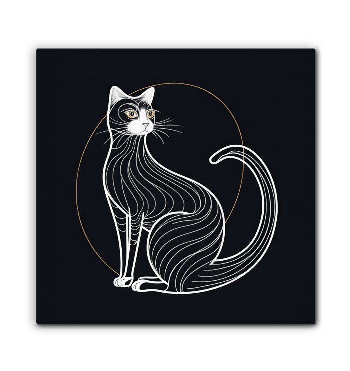 Majestic Sphynx Cat Mystic Gaze Canvas - Beyond T-shirts