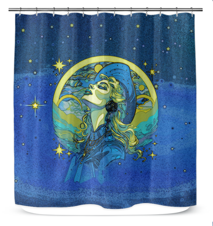 Drumbeat Dream Shower Curtain