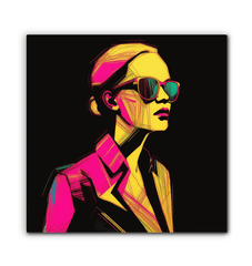 Runway Allure Fashion Canvas Print - Beyond T-shirts