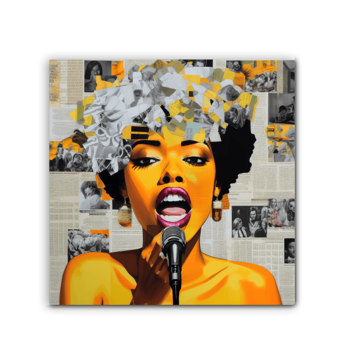 Echoes Of Music Wrapped Canvas Rhythmic Reverberation - Beyond T-shirts