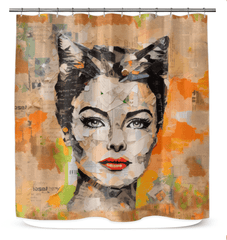 Deco Echoes Past Shower Curtain - Beyond T-shirts