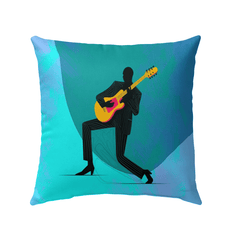 Vintage Vinyl Vibes Patio Pillow - Beyond T-shirts