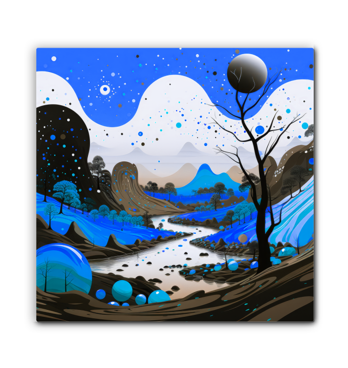 Whispering Woods Forest Landscape Canvas