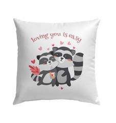 Loving You Is Easy Outdoor Pillow