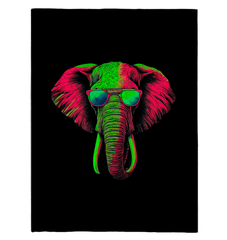 Elephant Serenity Sherpa Blanket - Beyond T-shirts