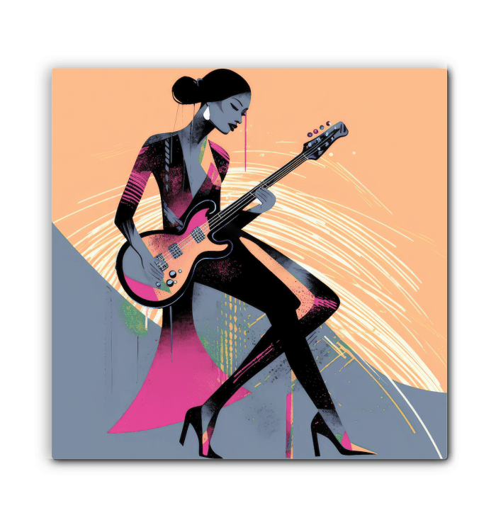 Runway Fusion Elegance Wrapped Canvas - Beyond T-shirts
