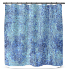 Metallic Edge Shower Curtain