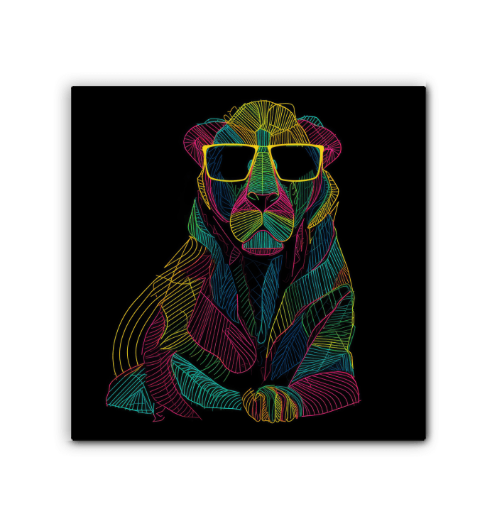 Majestic Roar Canvas Art - Beyond T-shirts