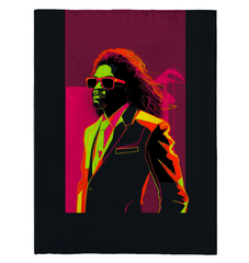 Artistic Abstraction Sherpa Throw - Beyond T-shirts