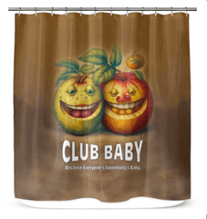 Close-up of the waterproof and durable material of the CB3-127 Shower Curtain.