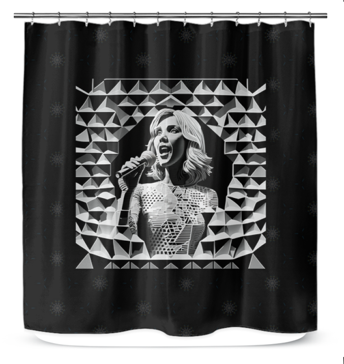 Quartet Quarters Shower Curtain