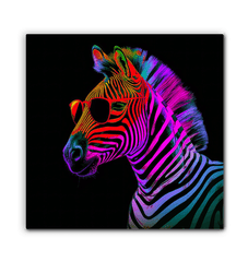 Zebra Harmony Canvas Print - Beyond T-shirts