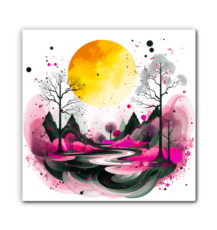 Tranquil Twilight Tranquility Landscape Canvas