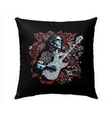 Golden Era Crooner Outdoor Pillow