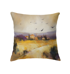 Coastal Horizon Serenity Indoor Pillow