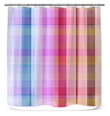 Bring a burst of cheerful color to your daily routine with the lively Rainbow Cascade Shower Curtain, a touch of happiness for any bathroom.
