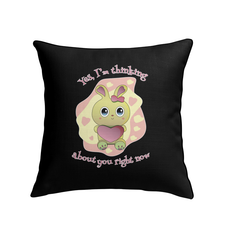 I Am Thinking About You  Indoor Pillow