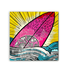 Close-up of Surfing 5 32 Canvas art texture