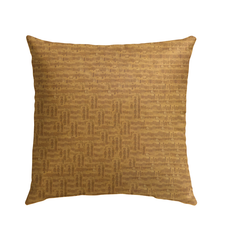 Outdoor pillow featuring a rabbit playing jazz music.
