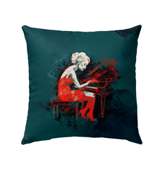 Elegant Couture Elegance Outdoor Pillow - Beyond T-shirts