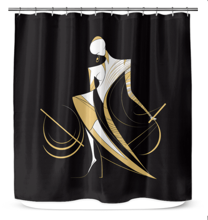 Art of Elegance Shower Curtain - Beyond T-shirts