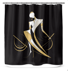 Art of Elegance Shower Curtain - Beyond T-shirts