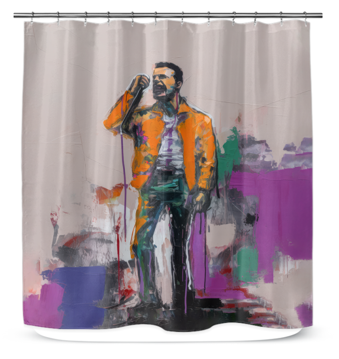 Abstract Serenity Shower Curtain