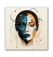 Abstract Beauty in Diversity: Women's Canvas - Beyond T-shirts