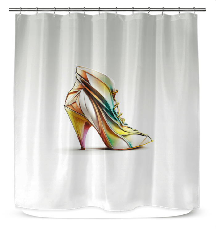 TechStyle Futuristic Shoe Shower Curtain - Beyond T-shirts