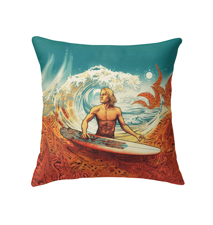 Surfer's Paradise Indoor Pillow - Beyond T-shirts