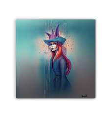 Mystical Cosmic Odyssey Wrapped Canvas - High-quality celestial decor
