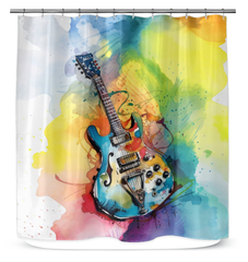 Flutist's Frothy Fantasy Shower Curtain