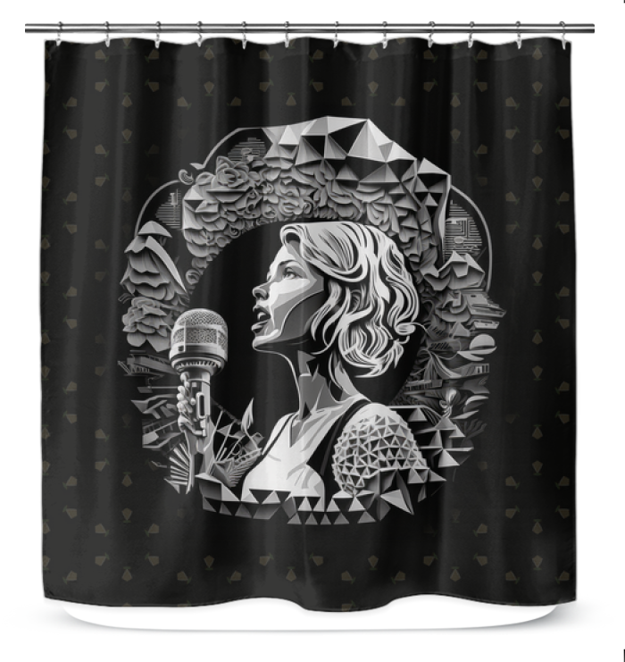 Minstrel Melody Shower Curtain