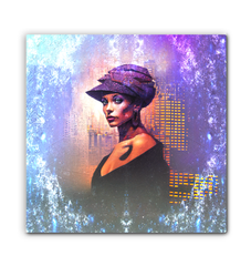 Urban Retreat Beyond Style Wrapped Canvas showcasing contemporary art.