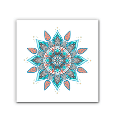 Serene Mandala Lotus Metal Art - Beyond T-shirts