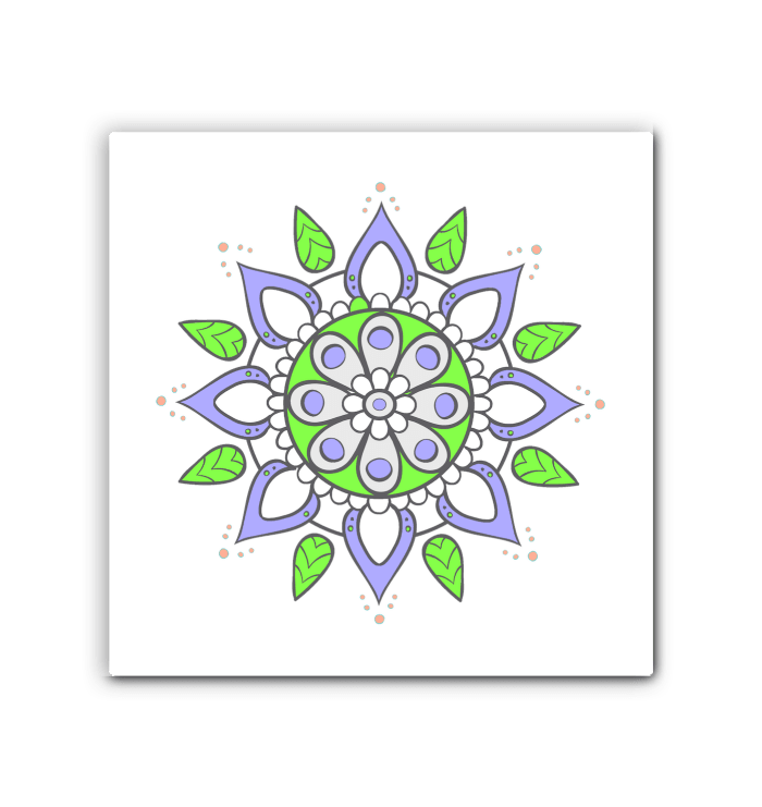 Mandala Harmony Ceramic Tile - Beyond T-shirts