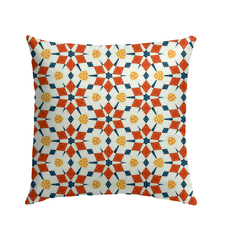 Cosmic Kaleidoscope Outdoor Pillow