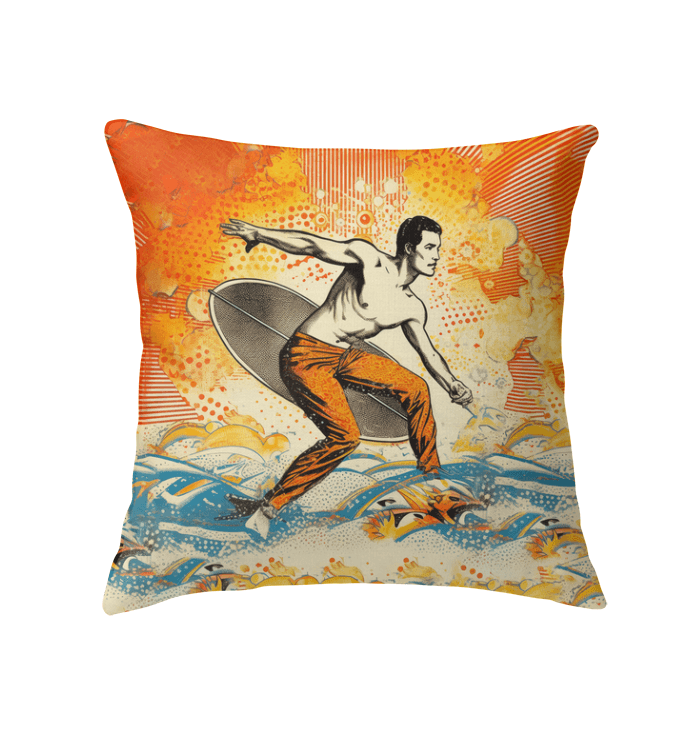 Surfing 1 05 Indoor Pillow - Beyond T-shirts