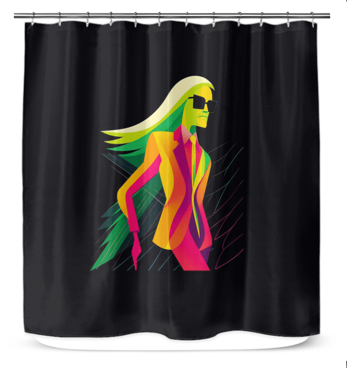 Canvas Couture Art Bath Curtain - Beyond T-shirts